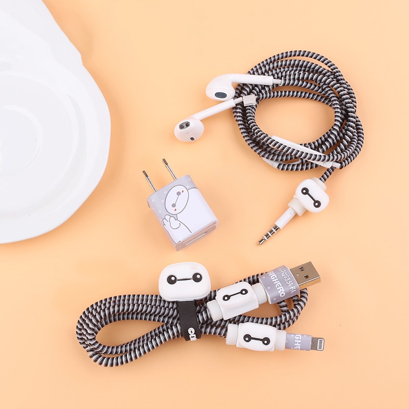 Phụ kiện bảo vệ củ sạc và dây cáp sạc dây tai nghe 3.5mm thông dụng