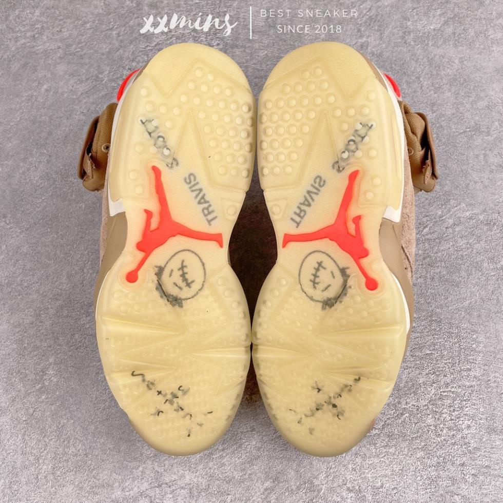 Giày Travis Scott x Air Jordan 6 Retro "British Khaki"
