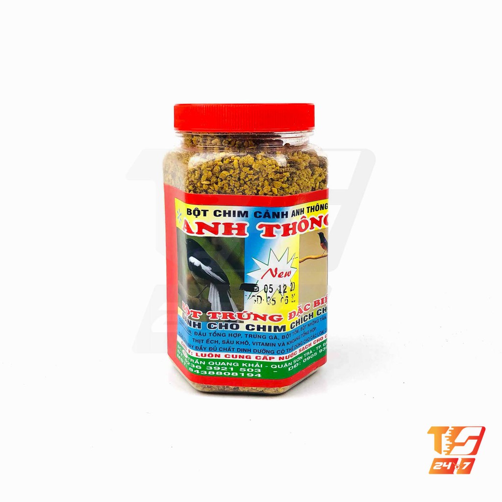 Hũ Thức Ăn Chim Chích Chòe Anh Thông 300g - Cám Chòe Lửa, Than, Đất