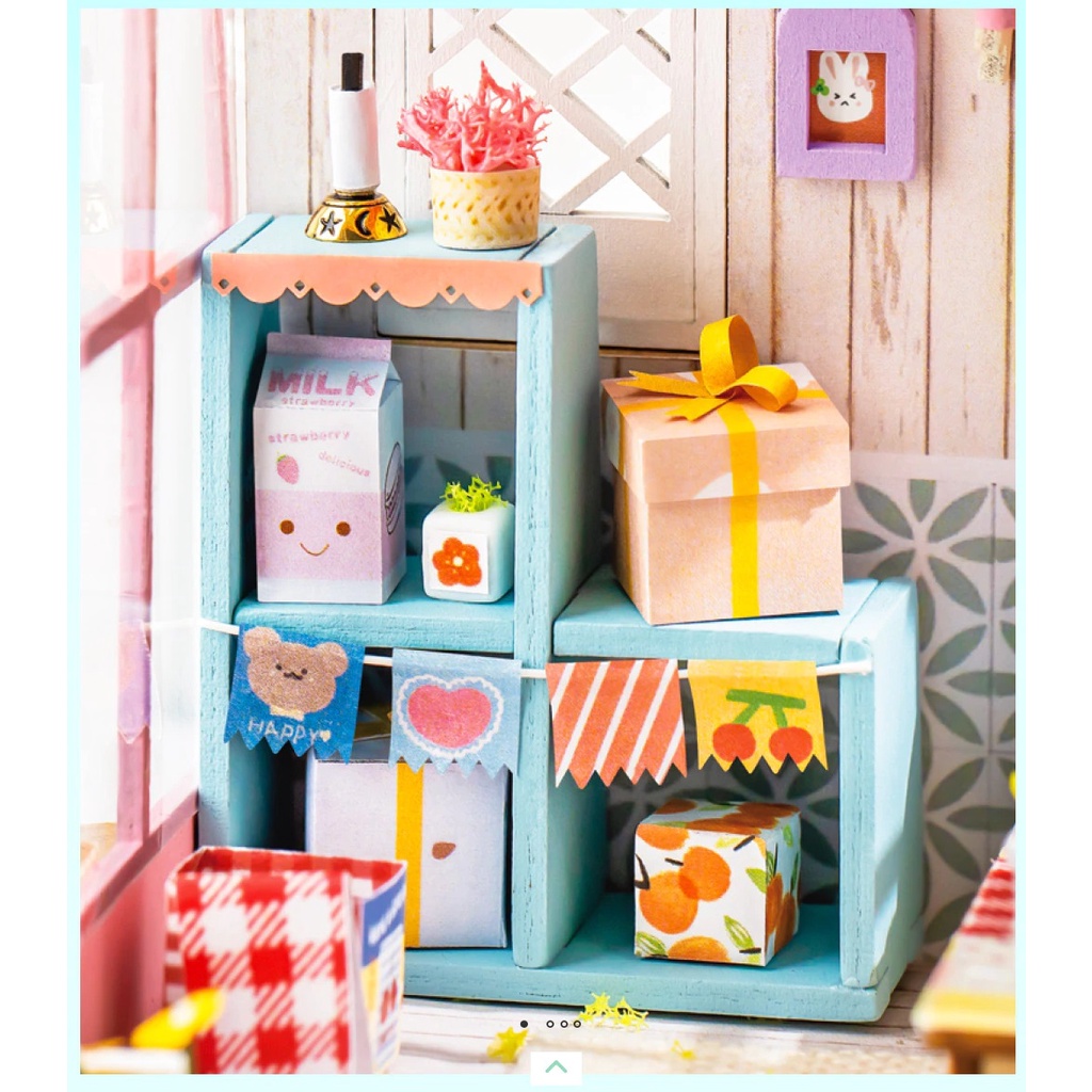 Đồ Chơi Lắp Ráp Bằng Gỗ 3D Mô Hình Nhà Tí Hon Robotime Holiday Party Time DG153