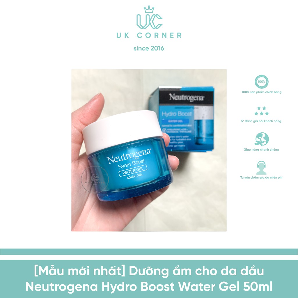 Dưỡng ẩm Neutrogena Hydro Boost Water Gel bản EU (da dầu) 50mL