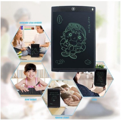 Bảng Viết Tự Xoá Vẽ Điện Tử Thông Minh HGVN Cho Bé 8.5 inch