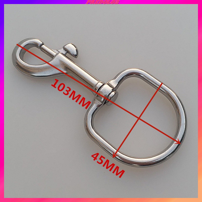 [BigSale] 316 Stainless Steel Swivel Eye Bolt Snap Hook Boat Marine Grade Diving Clips,