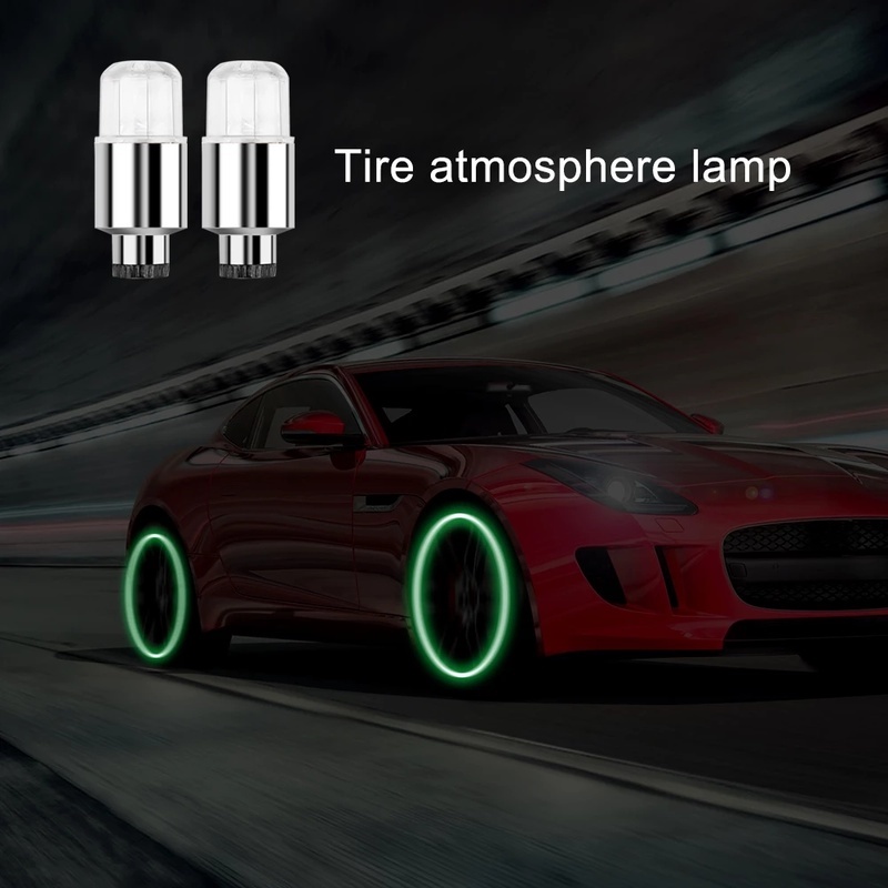 Đèn LED Cảnh Báo Gắn Van Xe Đạp Độc Đáo
