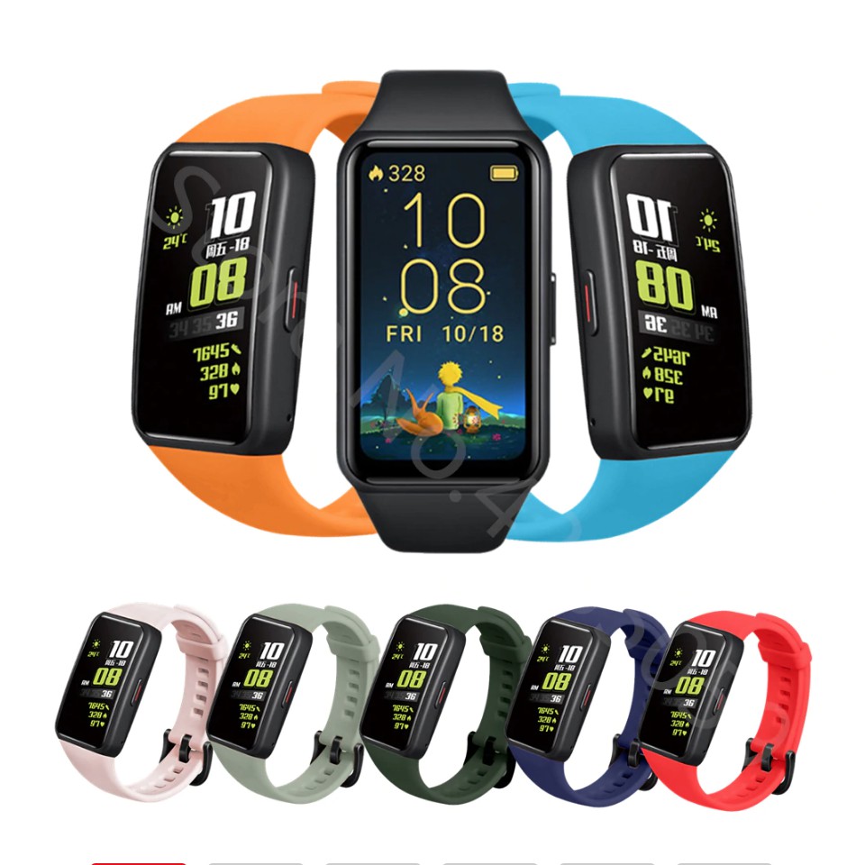 (SẵnVN) Huawei band 7 / 6 - Honor band 6 - Dây cao su / Dán màn hình full màn / Ốp viền chống va đập / Honor Band 4 &amp; 5