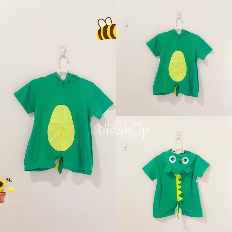 Bộ áo liền thân cho bé hình KHỦNG LONG