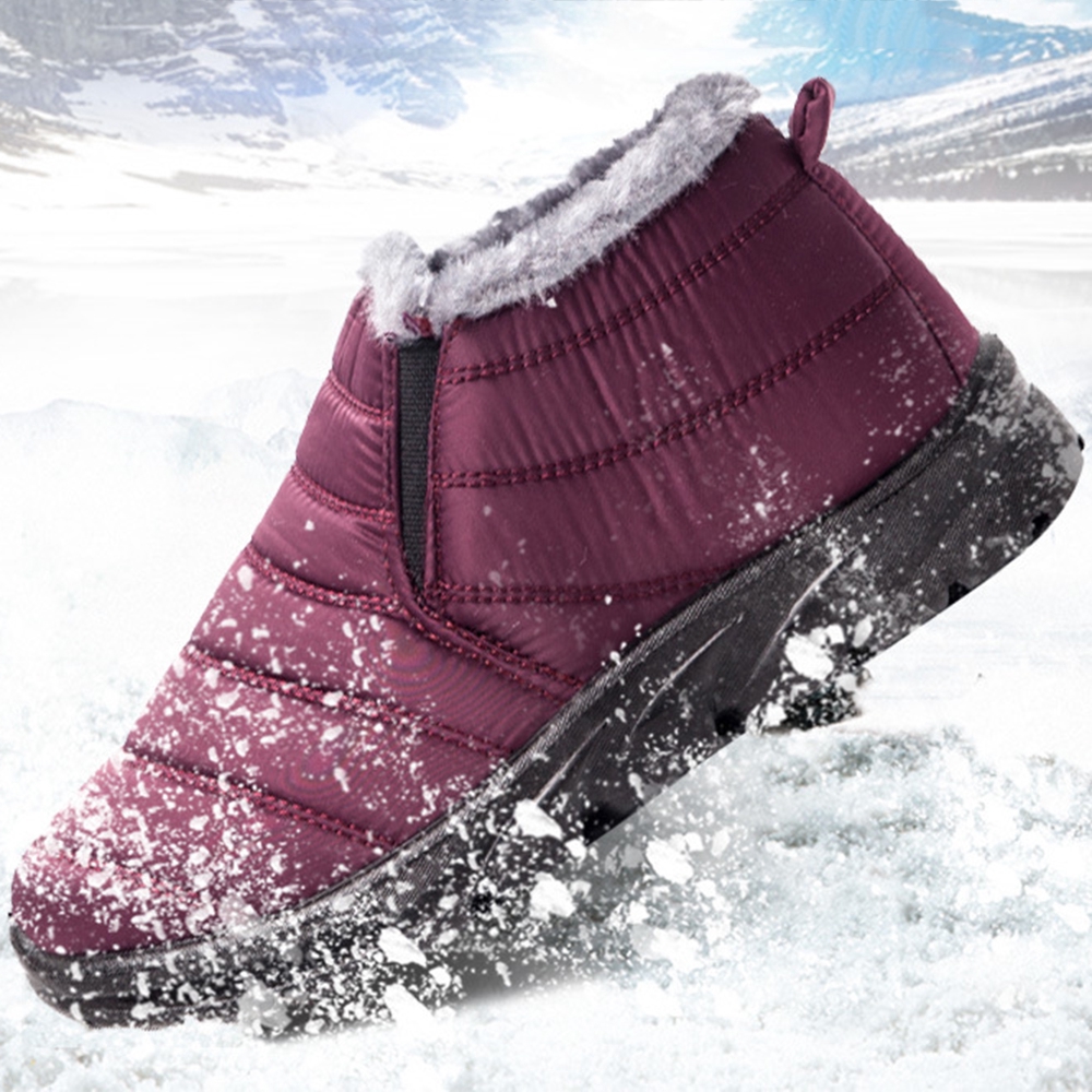 Giày Bốt Cổ Ngắn Đi Tuyết Chống Thấm Nước | BigBuy360 - bigbuy360.vn