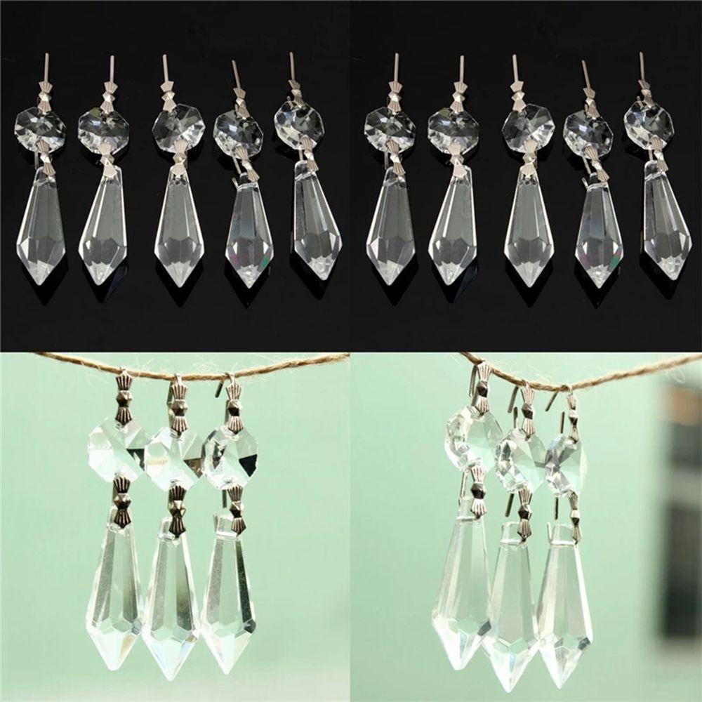 Móc Treo Hình LLOYD|Hạt Nhựa Acrylic Trong Suốt Dùng Làm Đèn Chùm Trang Sức