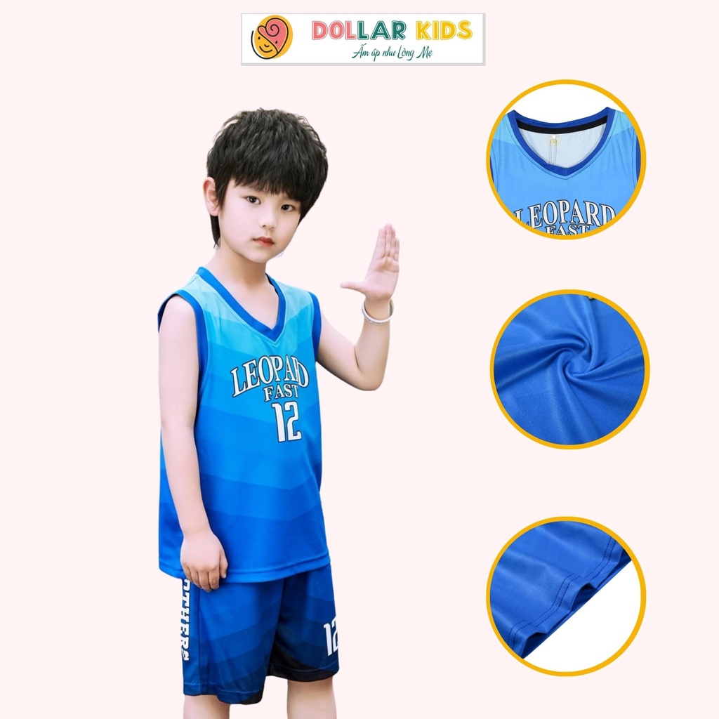 Bộ Đồ Ba Lỗ Dollarkids Cho Bé Trai Từ 10kg Đến Size Đại