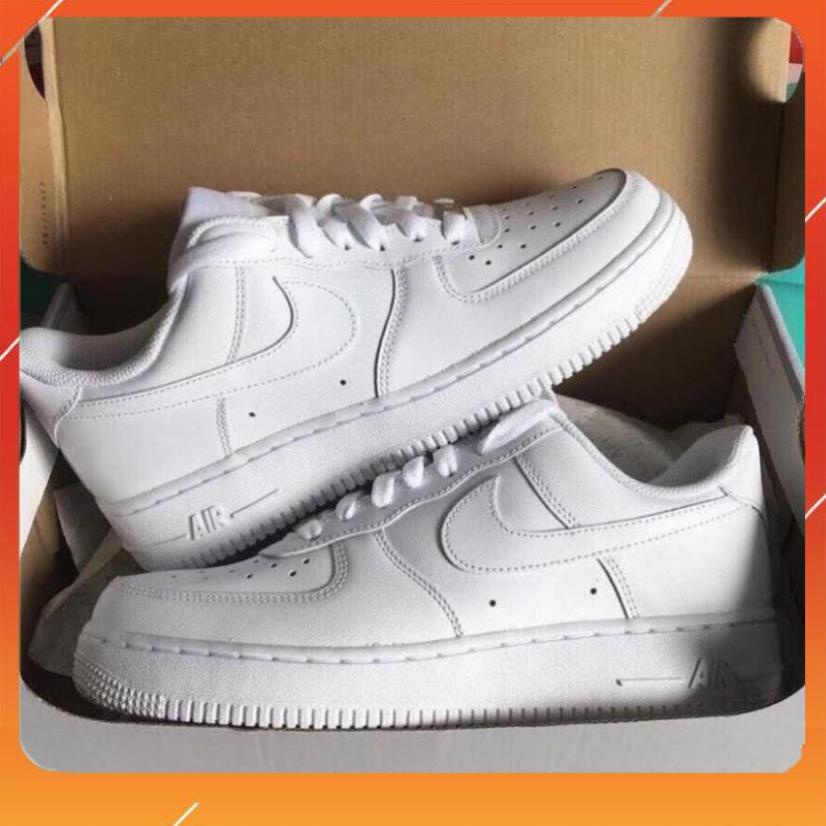 Giày sneaker AF1 trắng full Hot trend nam nữ, Giày thể thao FORCE 1 nâu,đen,xám dùng đi học,tập gym,chạy bộ