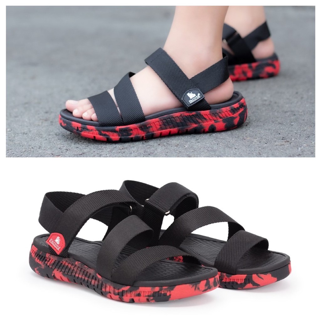 Sandal Nam Nữ Học Sinh Quai dù FACOTA loại 1 đế chống trơn trượt hàng cao cấp