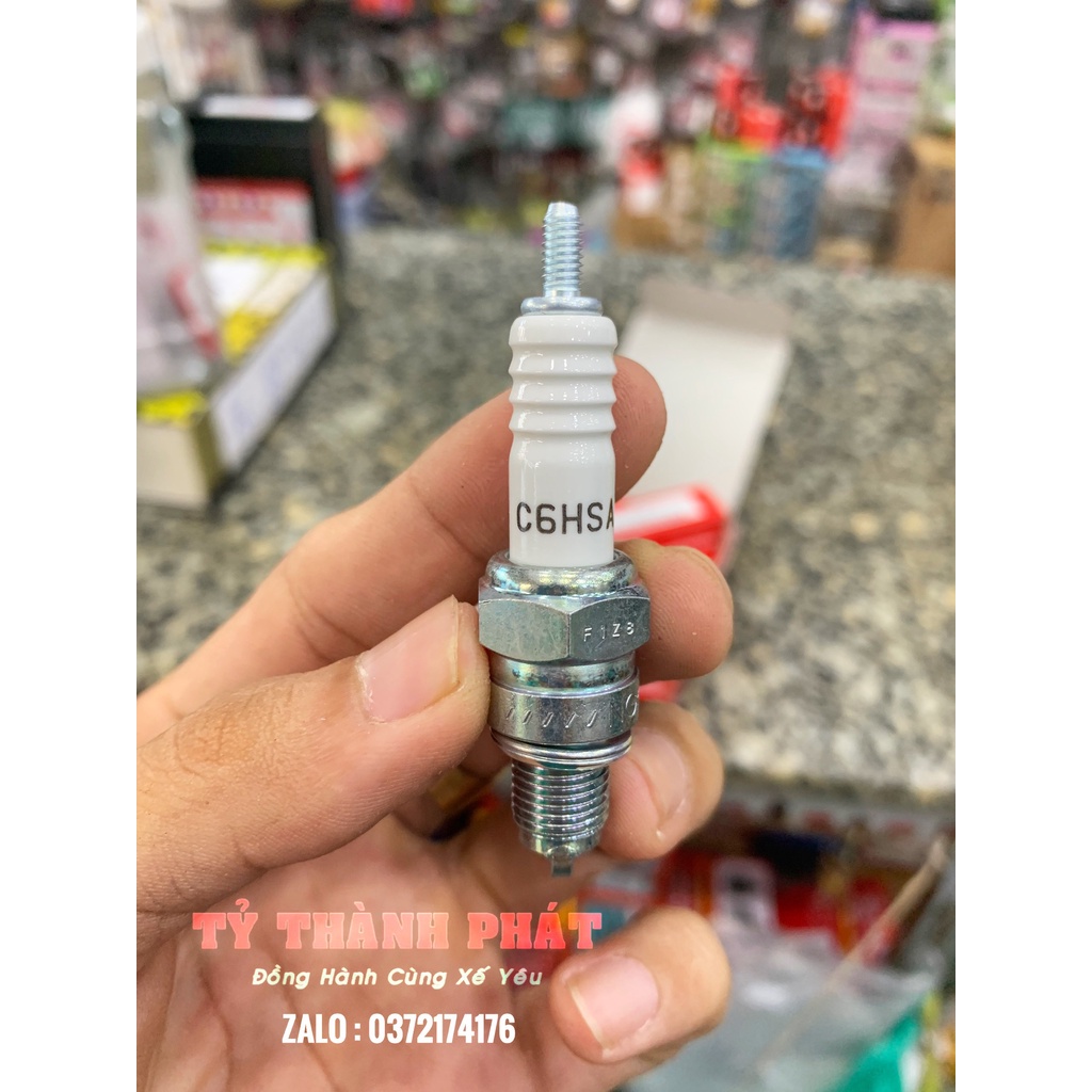 Bu Gi Honda zin NGK C6 chân ngắn