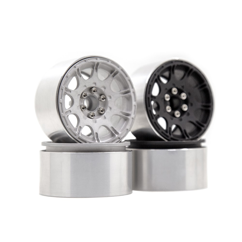 Set 4 Vành Bánh Xe 2.2 Bằng Nhôm Cho Axial SCX10 RR10 Wraith 90048 90018 Traxxas TRX4 TRX-6