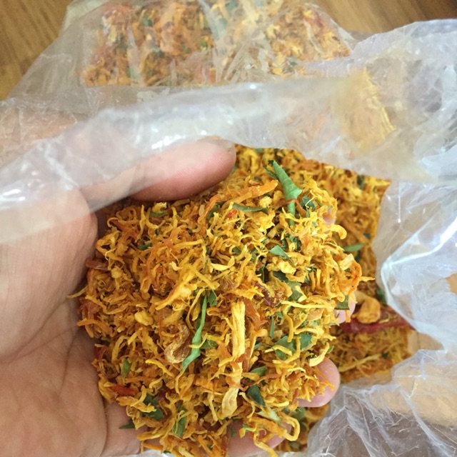 1 kg khô gà vụn có lá chanh