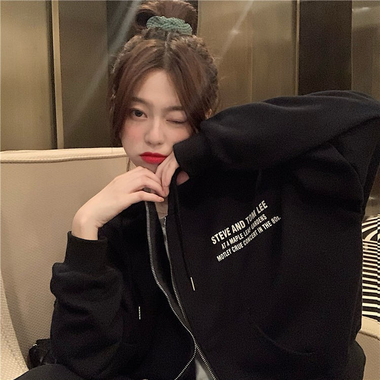 Áo Khoác Dáng Rộng Phong Cách Harajuku Hàn Quốc Cho Nữ Size S-2xl | BigBuy360 - bigbuy360.vn