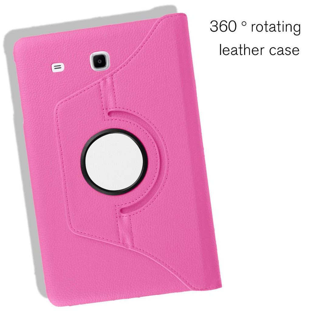 Ốp bảo vệ  360 độ bằng da dành cho Samsung Galaxy Tab E 8.0 T375 T377 T378 T377A T377V T377T T377P T377R