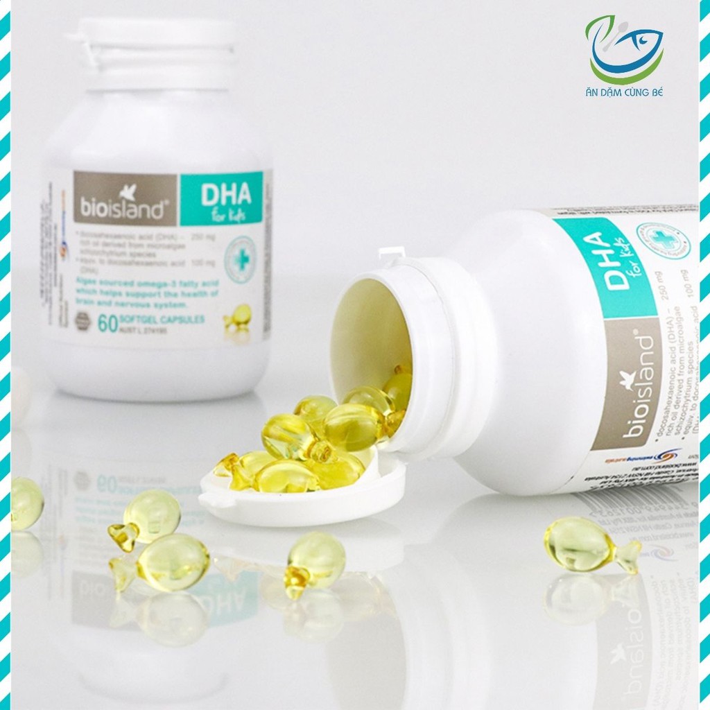 DHA Bioisland vitamin dầu cá omega 3 thực phẩm chức năng thuốc bổ mắt não cho bé chính hãng 01263