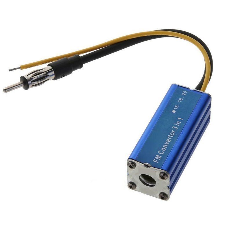 Bộ Thiết Bị Chuyển Đổi Tần Số Radio FM 3 Trong 1 12V Chuyên Dụng Cho Xe Hơi