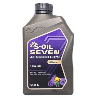 DẦU NHỚT TAY GA  S-OIL SCOOTER #9 10W-40 800ML-0.8L