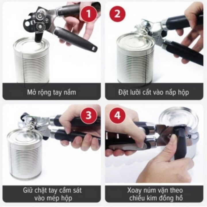 DỤNG CỤ KHUI NẮP HỘP THIẾC ĐA NĂNG CAO CẤP