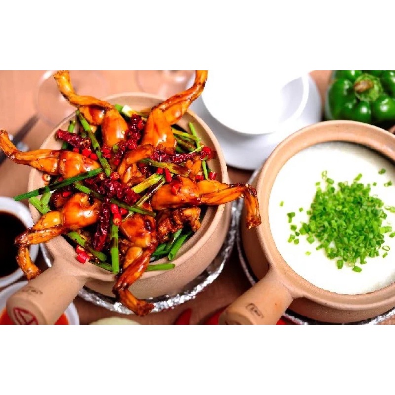Đùi ếch làm sạch nấu lẩu cháo ếch rang muối sả bổ dưỡng 500g