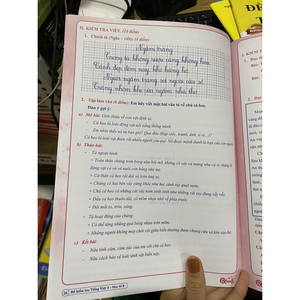 Sách - Combo Đề kiểm tra tiếng việt 4