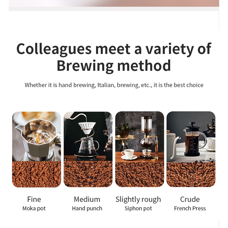 Máy xay cà phê BINCOO bằng tay chất lượng cao chuyên dụng