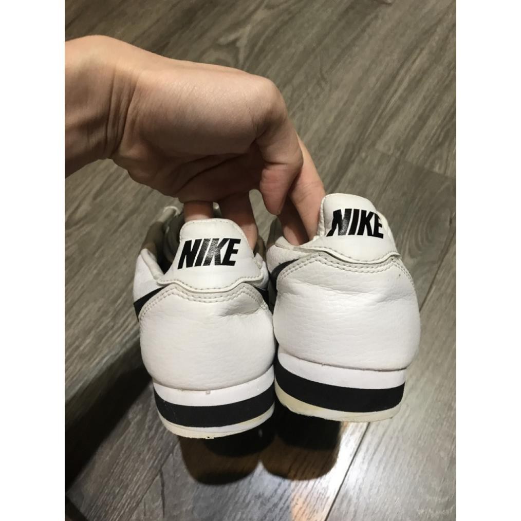 ff [ Sales 11-11] [Hàng Auth] Giày Nike Classic Cortez 2hand  trắng 40.5 25.5cm . HOT . 11.11 :