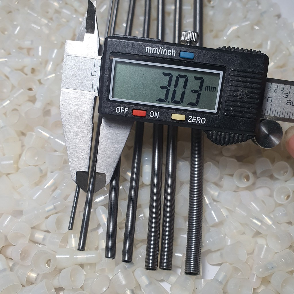 Lò xo kéo, đường  kính ngoài 2-3-4-5-6-8-10-12mm dài 200mm