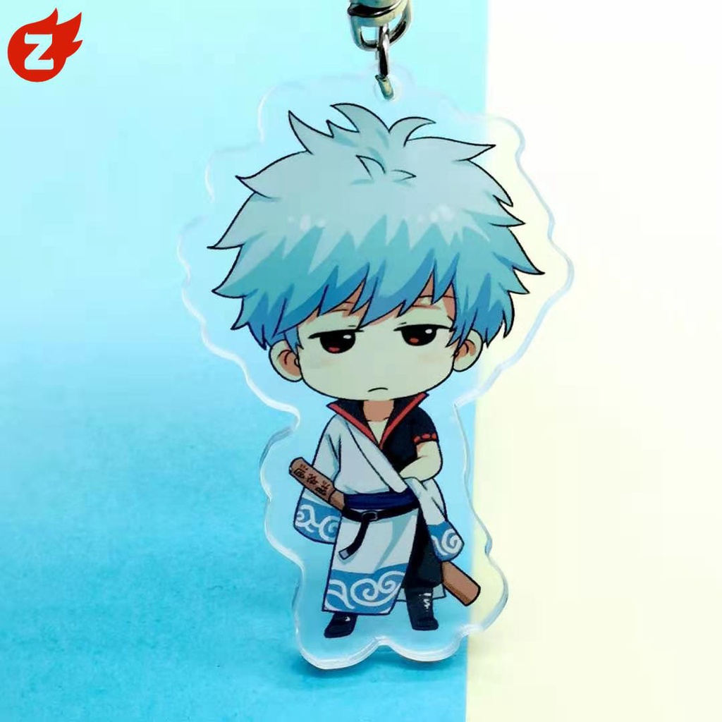 ✨1 Móc Khóa Bằng Acrylic Trong Suốt Hình Gintama