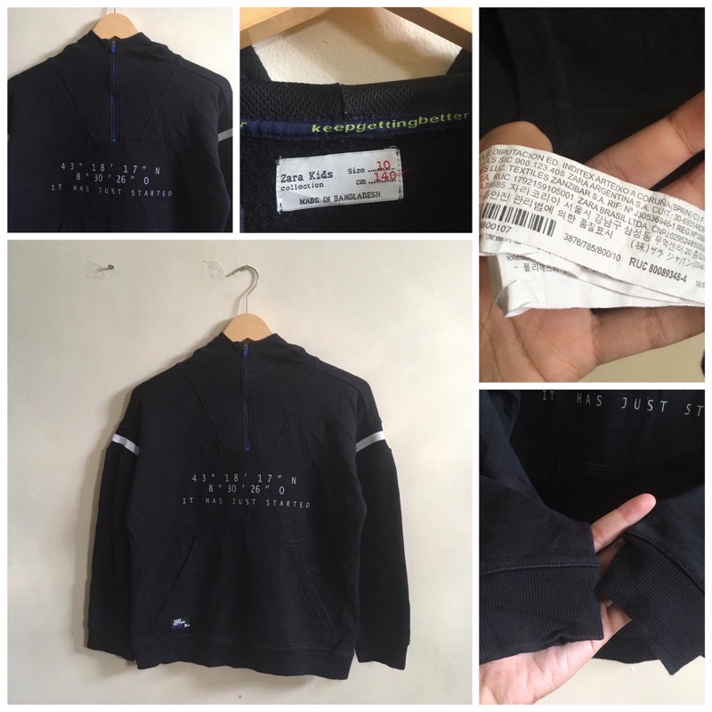 Áo khoác Hoodie chính hãng hiệu Zara