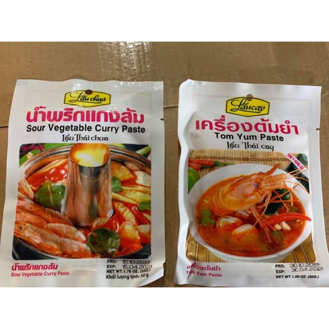 Lẩu thái tomyum combo 10 goi (50g)