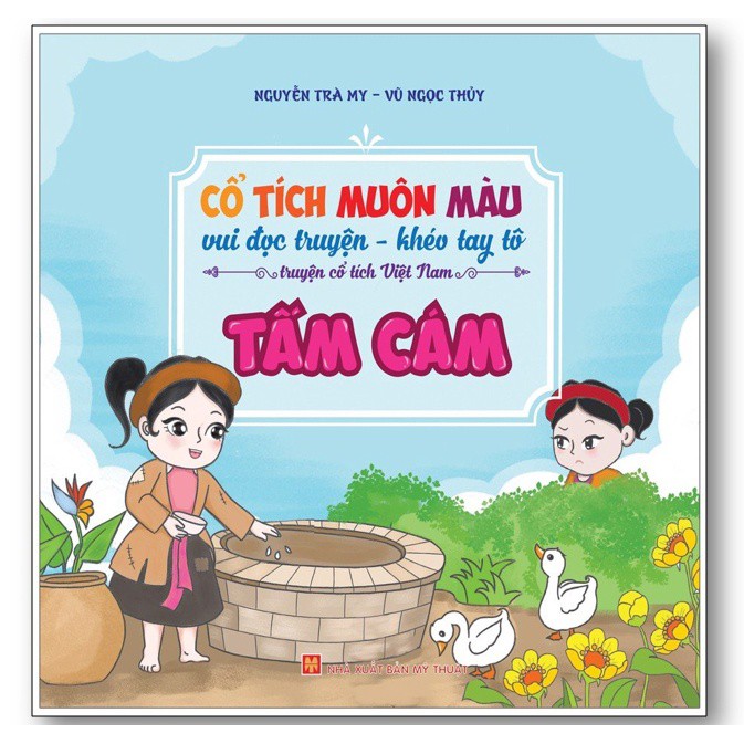 Sách - Cổ tích muôn màu Vui đọc truyện khéo tay tô (Truyện cổ tích việt nam  - Túi 8 cuốn)