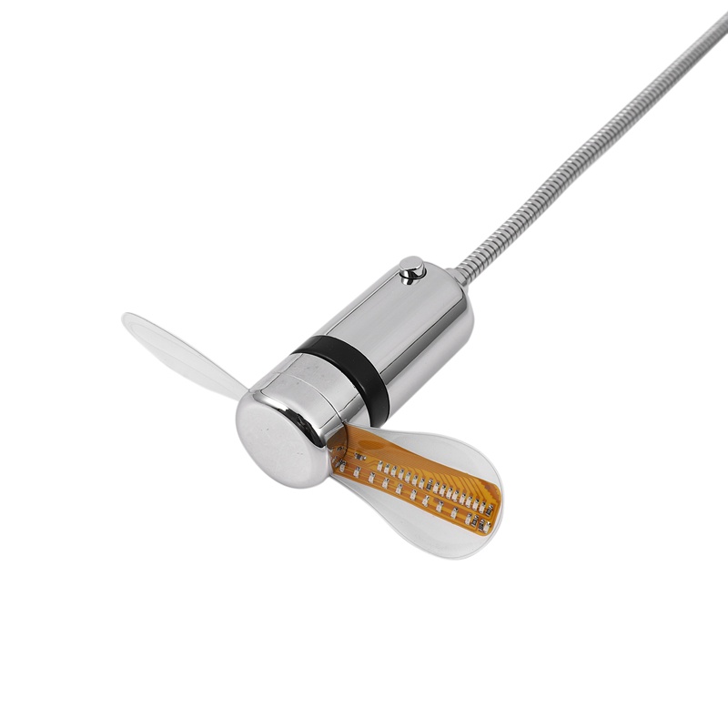 Quạt USB Mini Hiển Thị Nhiệt Độ Có Đèn LED Cho Laptop PC
