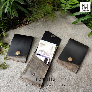 [100% DA BÒ THẬT-BH 12 THÁNG] VÍ SEN HANDMADE MÀU THỜI GIAN DÁNG THỜI TRANG