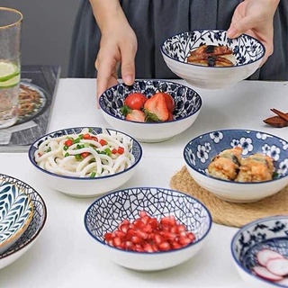 Bộ bát sứ phong cách Nhật 6 chiếc