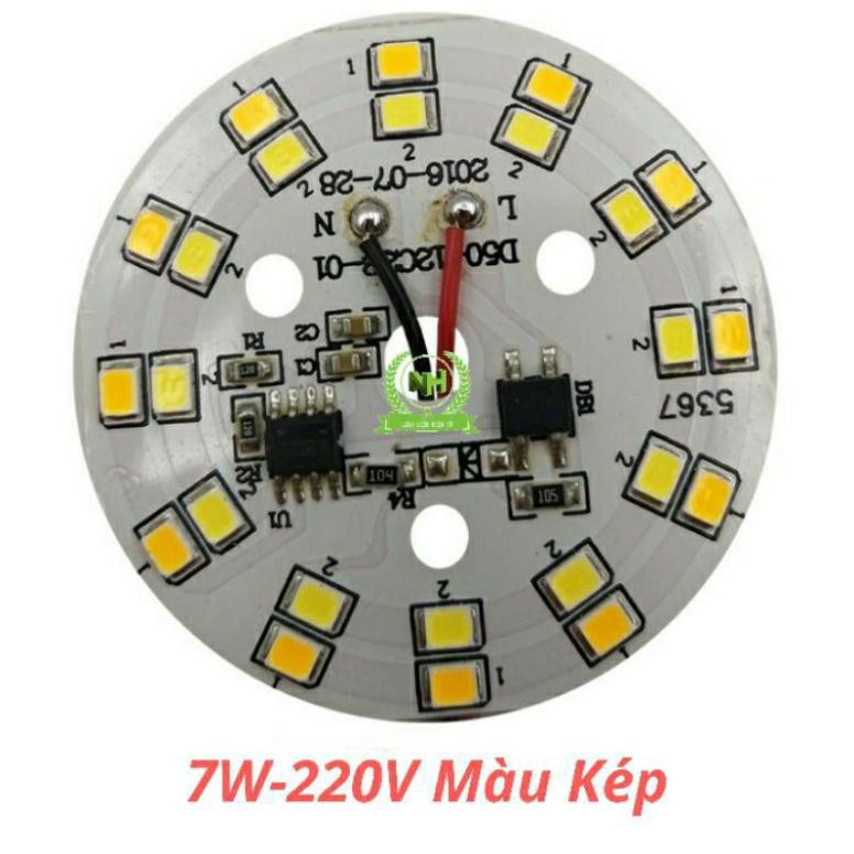 (LKNH) Nhân Led Mắt Led vỉ tròn 5W-7W/220V 3 Mầu ( Thay mắt âm trần,mắt rọi ) Loại Tốt