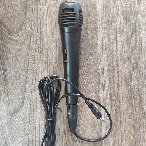 Mic hát karaoke có dây jack chân cắm 3.5mm , áp dụng với dòng loa karaoke có jack 3.5 và hỗ trợ hát karaoke - XSmart