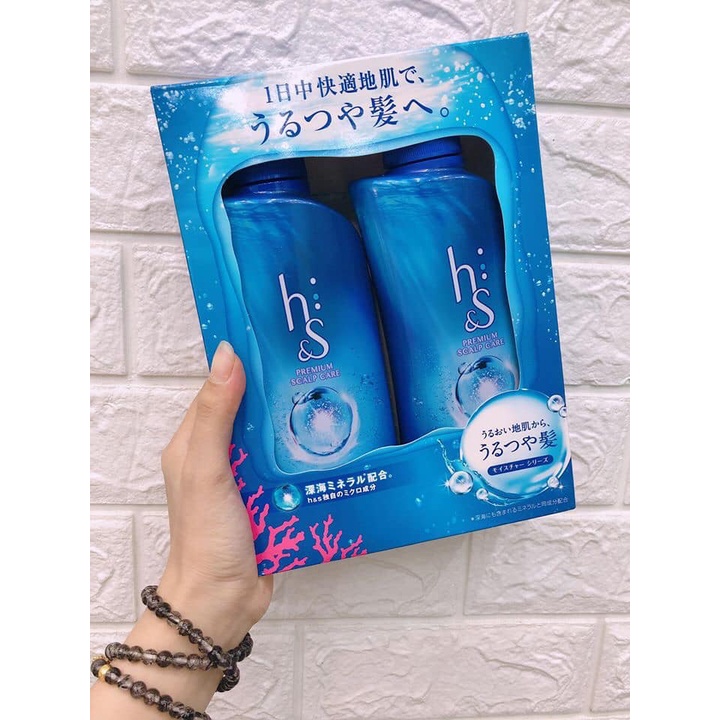 Bộ dầu gội xả H&amp;S Nhật Bản Bộ 2 (dầu gội 370ml + dầu xả 370ml)
