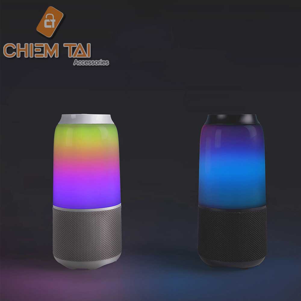 Loa bluetooth colorful light velev V03