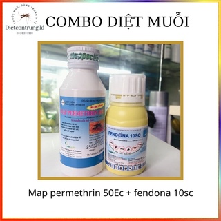 Bộ đôi sản phẩm diệt muỗi, côn trùng - map permethrin 50ec + fendona 10sc .