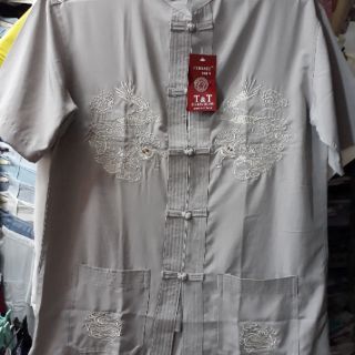Áo cổ tàu cài nút