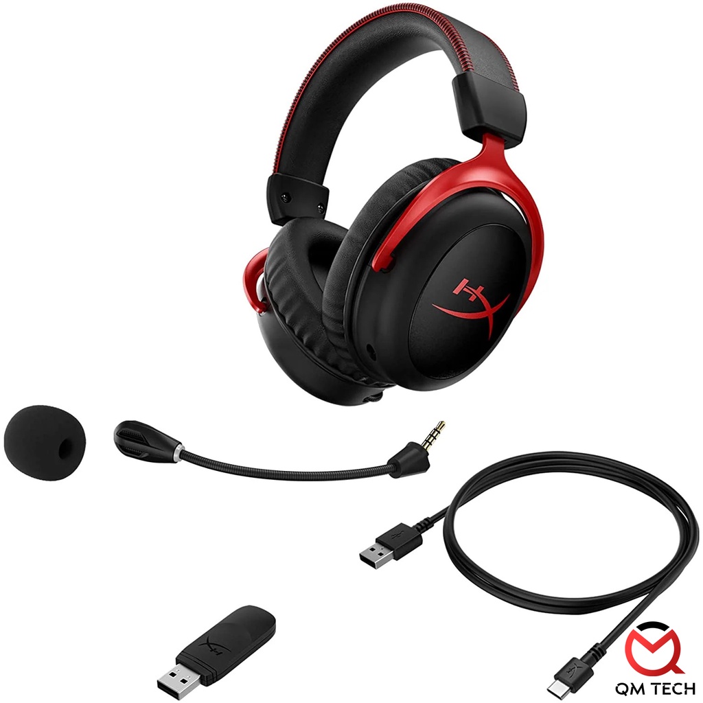 Tai nghe chụp tai Gaming không dây HyperX Cloud II Wireless - QMTECH STORE