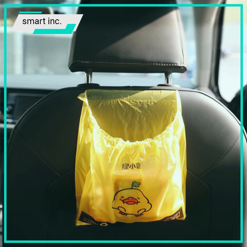 Túi Nilong Đựng Rác Túi Nôn Ói Oto Xe Hơi Có Keo Dán Bọc Đựng Rác Văn Phòng 15 Túi