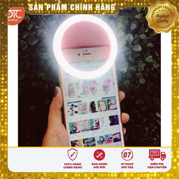 Đèn led tròn hỗ trợ chụp ảnh cho điện thoại dạng kẹp Selfie Ring Light