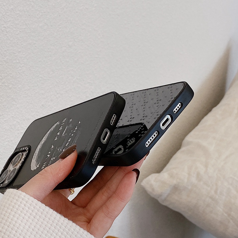 Blvck Ốp Điện Thoại pc Cứng + Silicon + Gương Trang Điểm Hình Đầu Lâu / Rắn Cho iphone 15 14 15pro plus 11 12 13 pro max