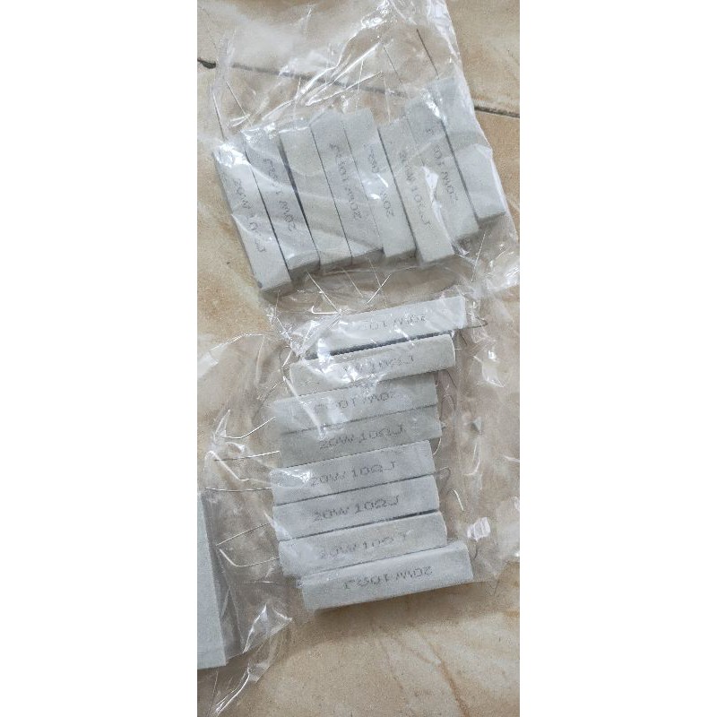 5 Điện trở sứ 10 ôm 20w