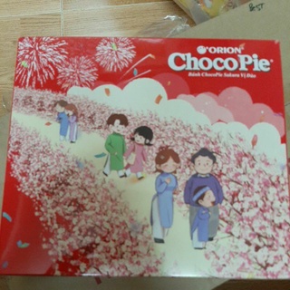 Bánh Chocopice đào Sakura 360g( 12 chiếc)