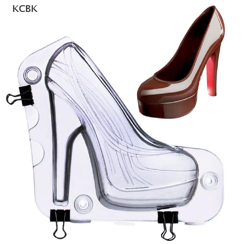 Khuôn Làm Bánh Tạo Hình Giày Cao Gót 3D DIY