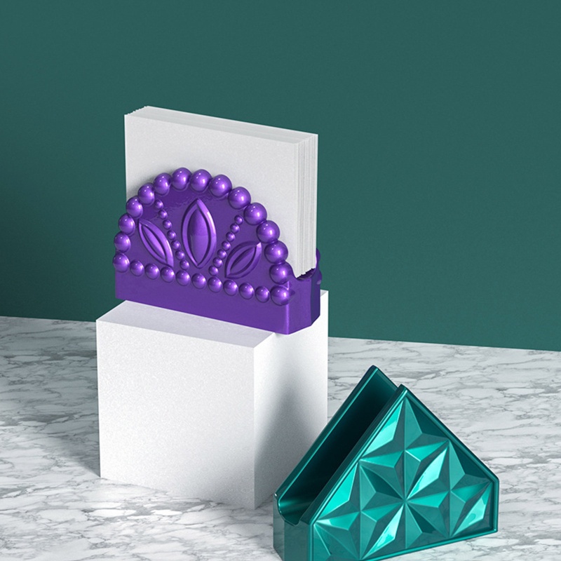 Sa Khuôn Silicon Làm Giá Đỡ Thẻ Hình Bán Nguyệt Hình Tam Giác Để Bàn Văn Phòng